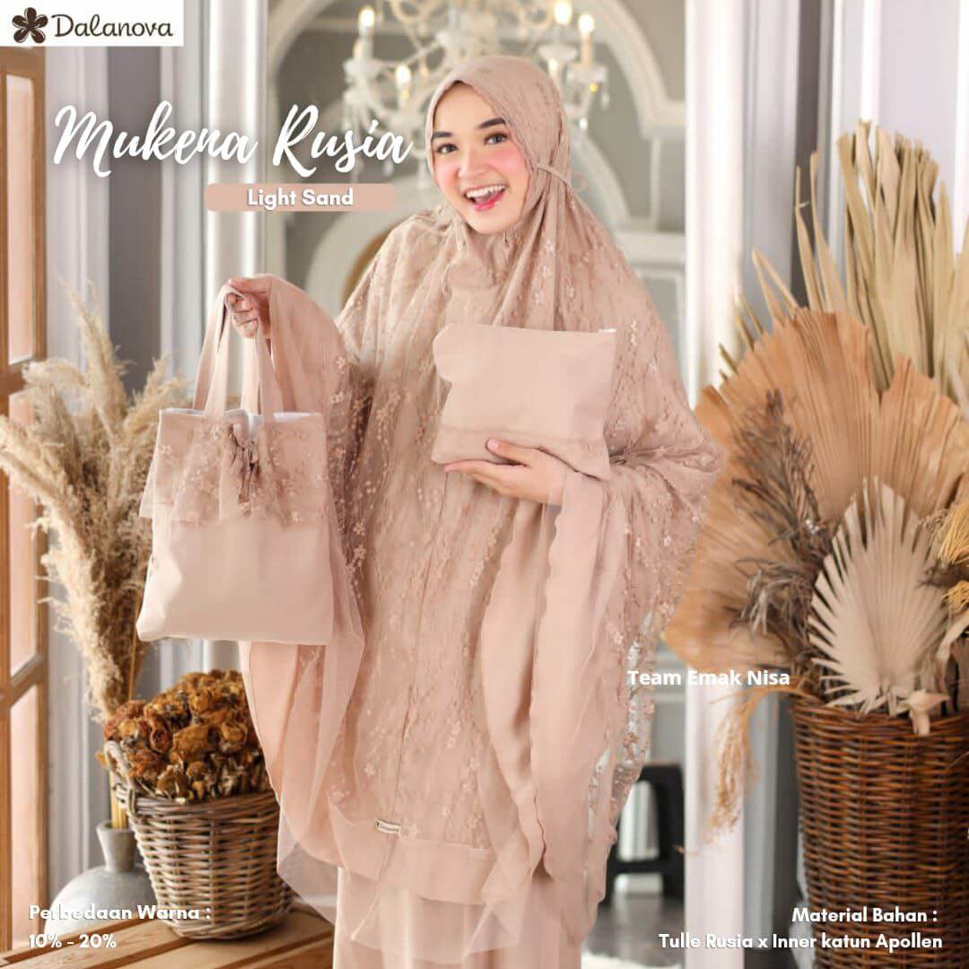Mukena Rusia Lightsand