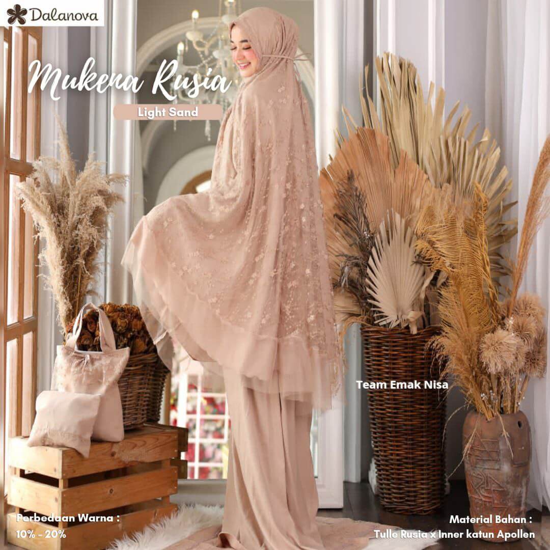 Mukena Rusia Lightsand